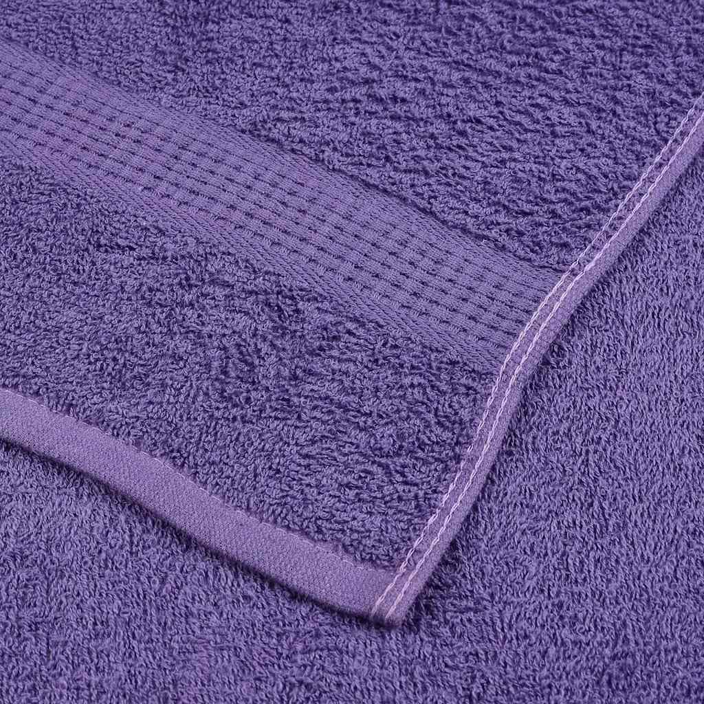 Juego de toallas genérico FROGN 12 piezas, 360 g/m², color morado