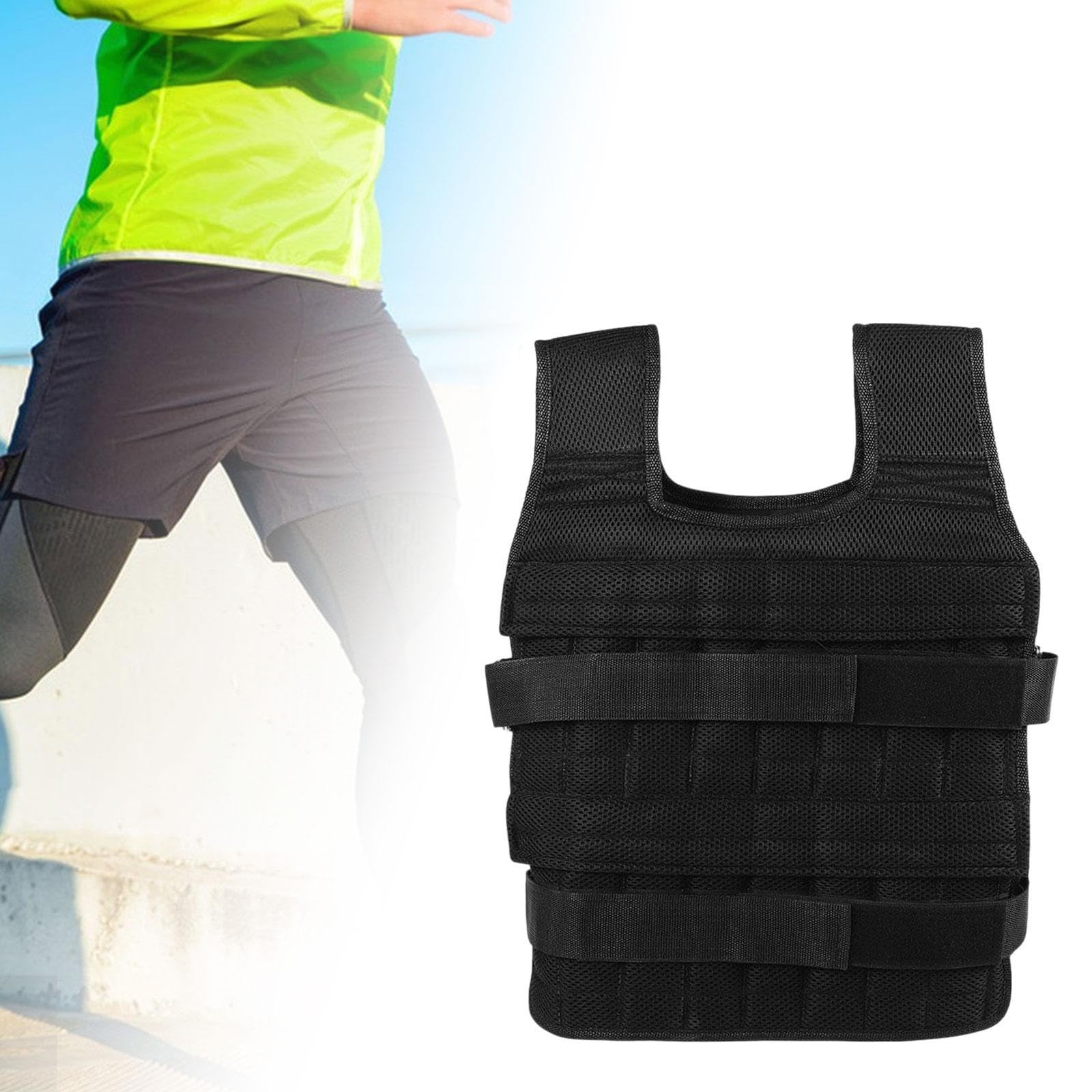 Chaleco Lastrado Ajustable para Hombres Y Mujeres con Correas Ergonómicas Malla Transpirable Y de Fijación Segura Adecuado para Entrenamiento