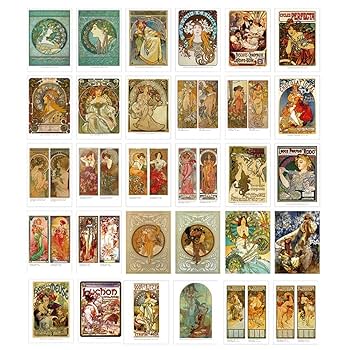 Amazon | HOSTEESSCHOICE 美しいアートポストカード 30枚セット