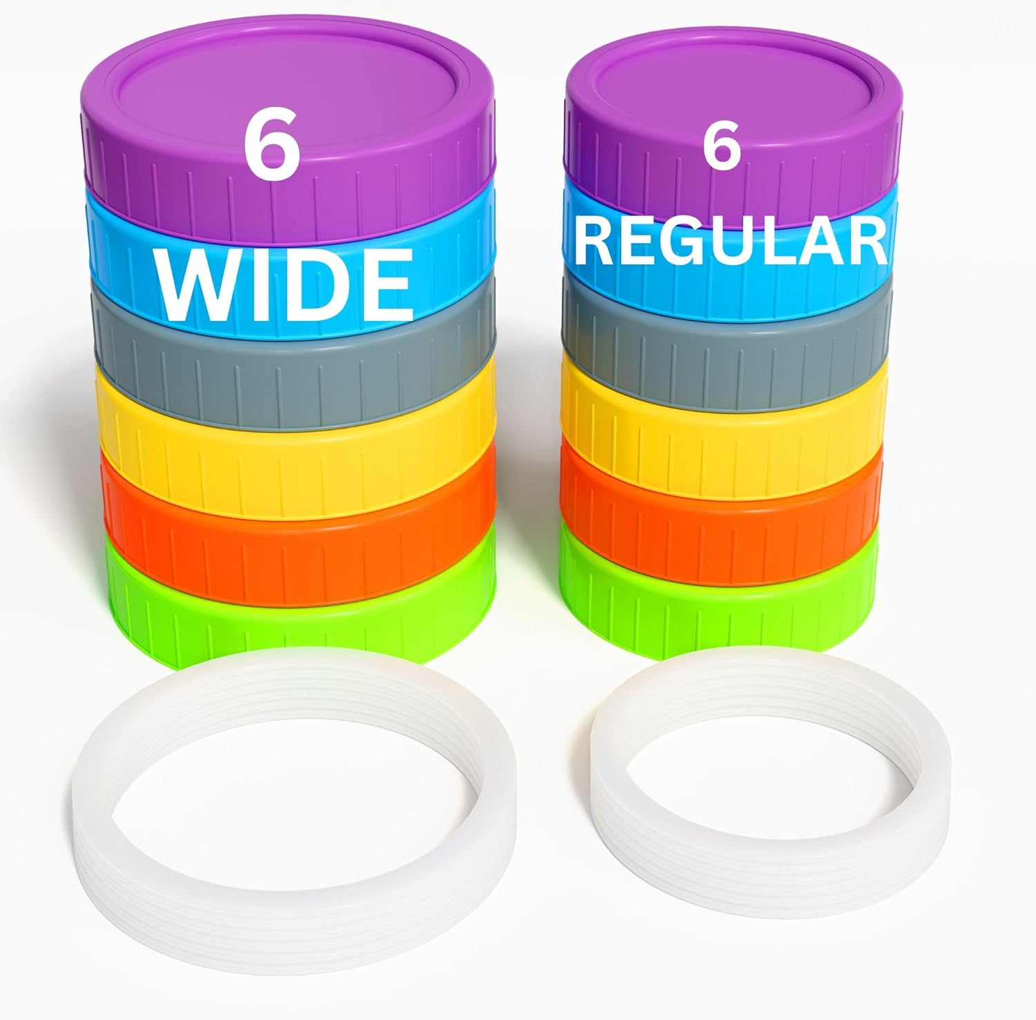 HELPFUL HOME Mason Jar Lids, Canning Lids Leakproof, Easy to Use, Versatile Usage