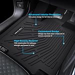 Tapis d'étage pour 2011-2018 2019 2020 2021 Dodge Grand Caravan 7 Sièges tout temps TPE Kit complet en caoutchouc Automotive Tapis de voiture étanches 2017 Dodge Grand Caravan Accessoires