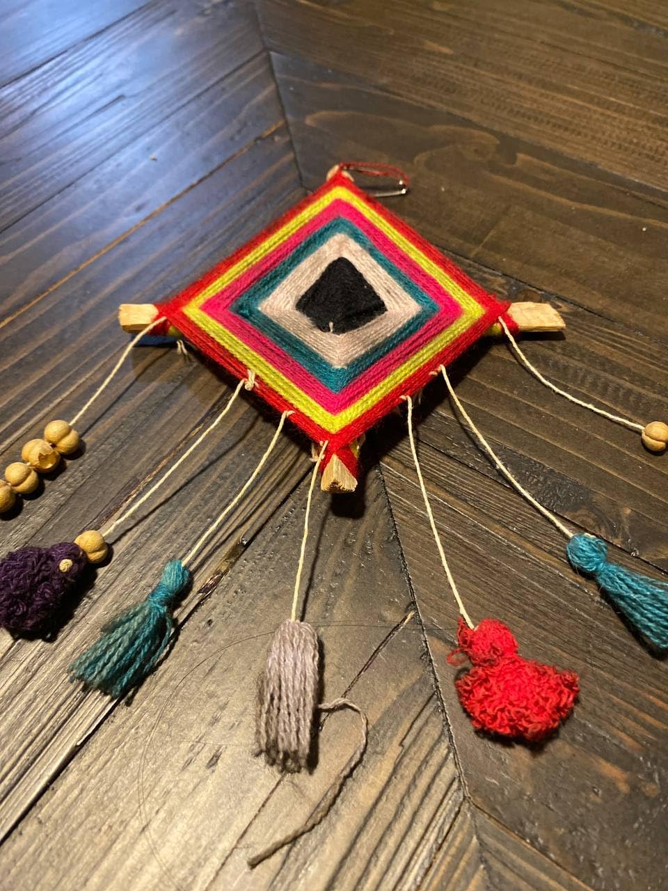 Handmade Evil Eye Protection Hanging Talisman – Front Door Charm | Glass Nazar Wall Hanging for Home & Office | Spiritual Protection Amulet & Good Luck Gift Décor for Mens & Womens