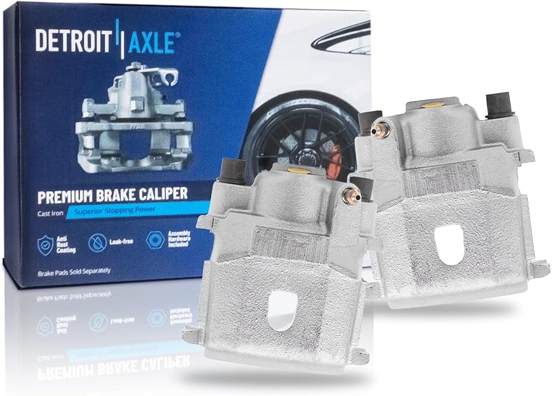 Kit de pinças de freio dianteiras Detroit Axle para Dodge Omni, Rampage e Plymouth Horizon – 2 unidades