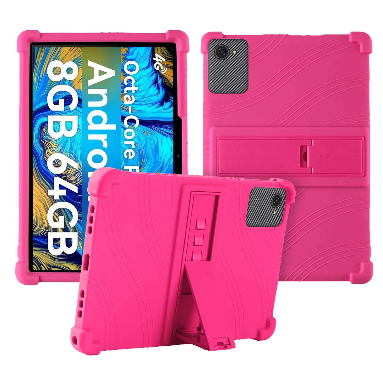 Case for Eksvefot C10 / Jeazans Jzpad-X11 Tablet 10.1 in,Soft Silicone Protector Cover for Eksvefot C10 / Jeazans Jzpad-X11,Kids Friendly,Adjustable