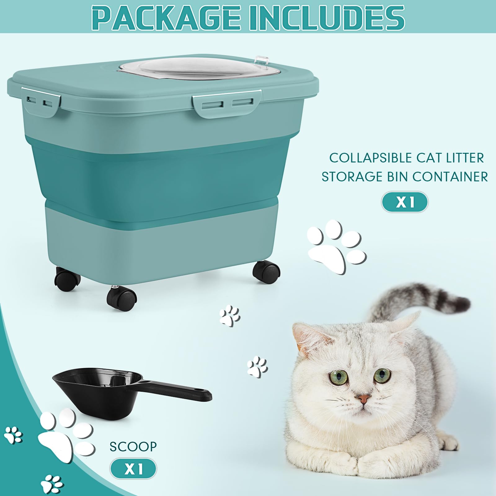 Storage Container Litter Box Made From Tote Litter Genie Juexica