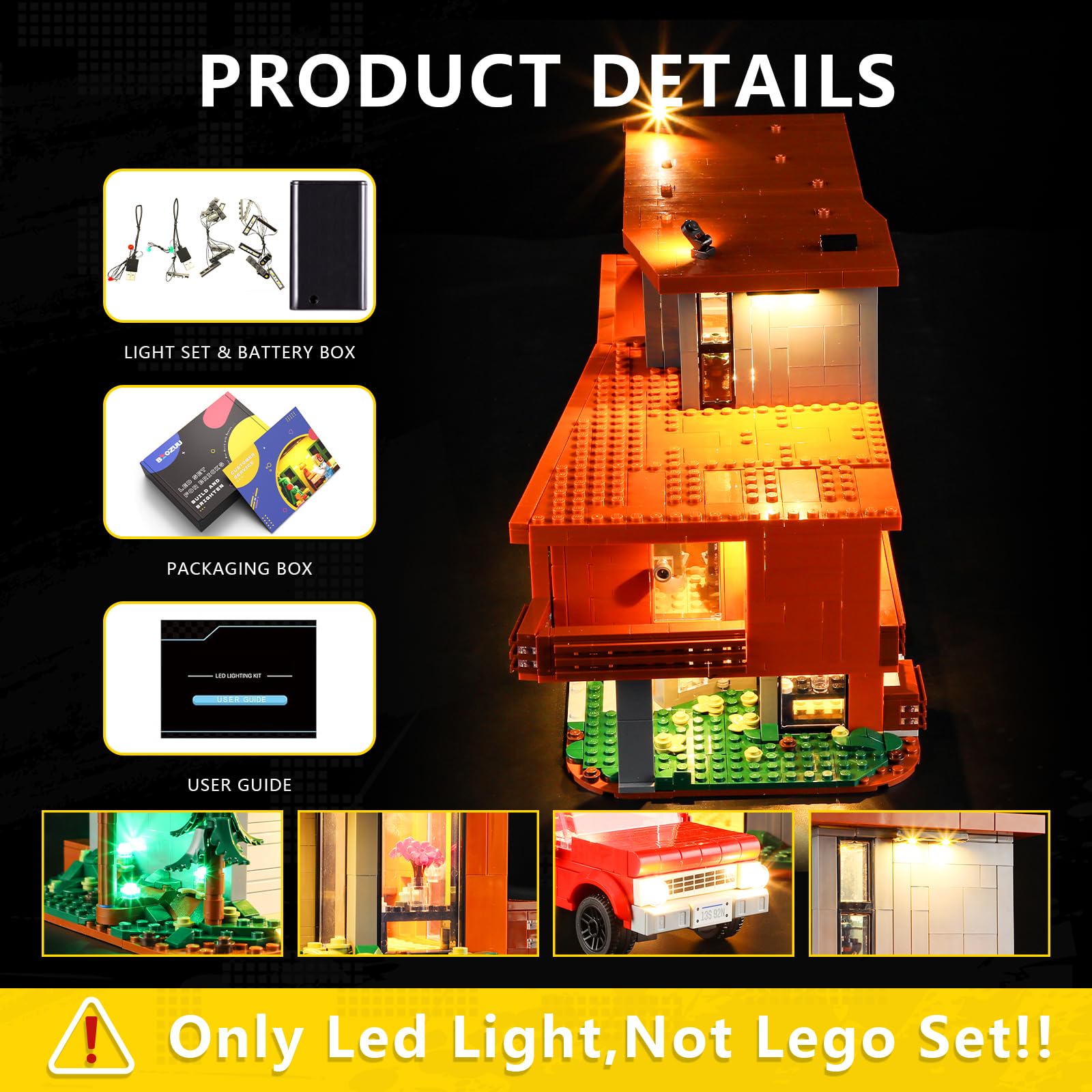 ファインハーブ Amazon.com: BOOZUU Light Kit for 21354 House - Lighting Compatible