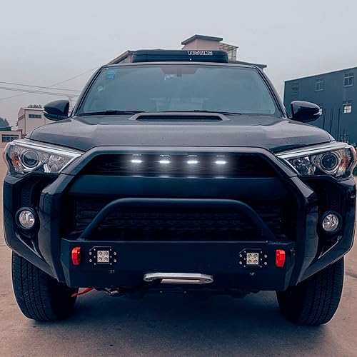 Miniatura 7 de Seven Sparta 4 luces LED para parrilla compatibles con Toyota 4Runner 2014-2024 TRD Pro Grille y SR5 2014-2019, Premium, Limited, TRD Off-Road