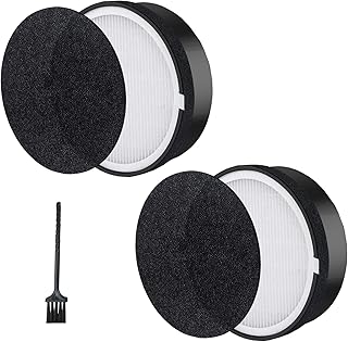 LV-H132 Filter Replacement for Levoit LV-H132 Air+Purifiers Carbon Hepa and Carbon Filter LV-H132-RF Filter Replacement Air Purifier Filter Accessories (Pack of 2)