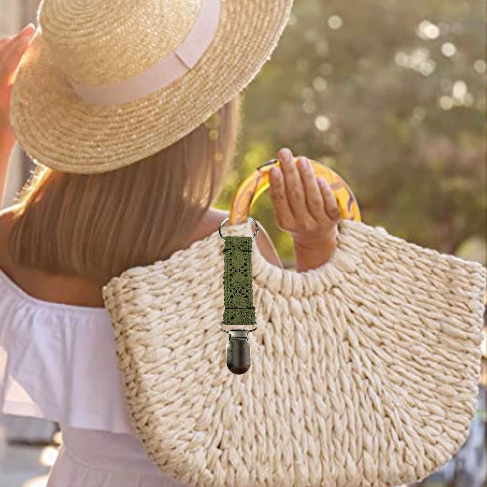 Pinces à Chapeau Spacmirrors – Lot De 3 En Cuir Synthétique – Bec De Canard – Pour Sac, Valise, Rangement Voyage