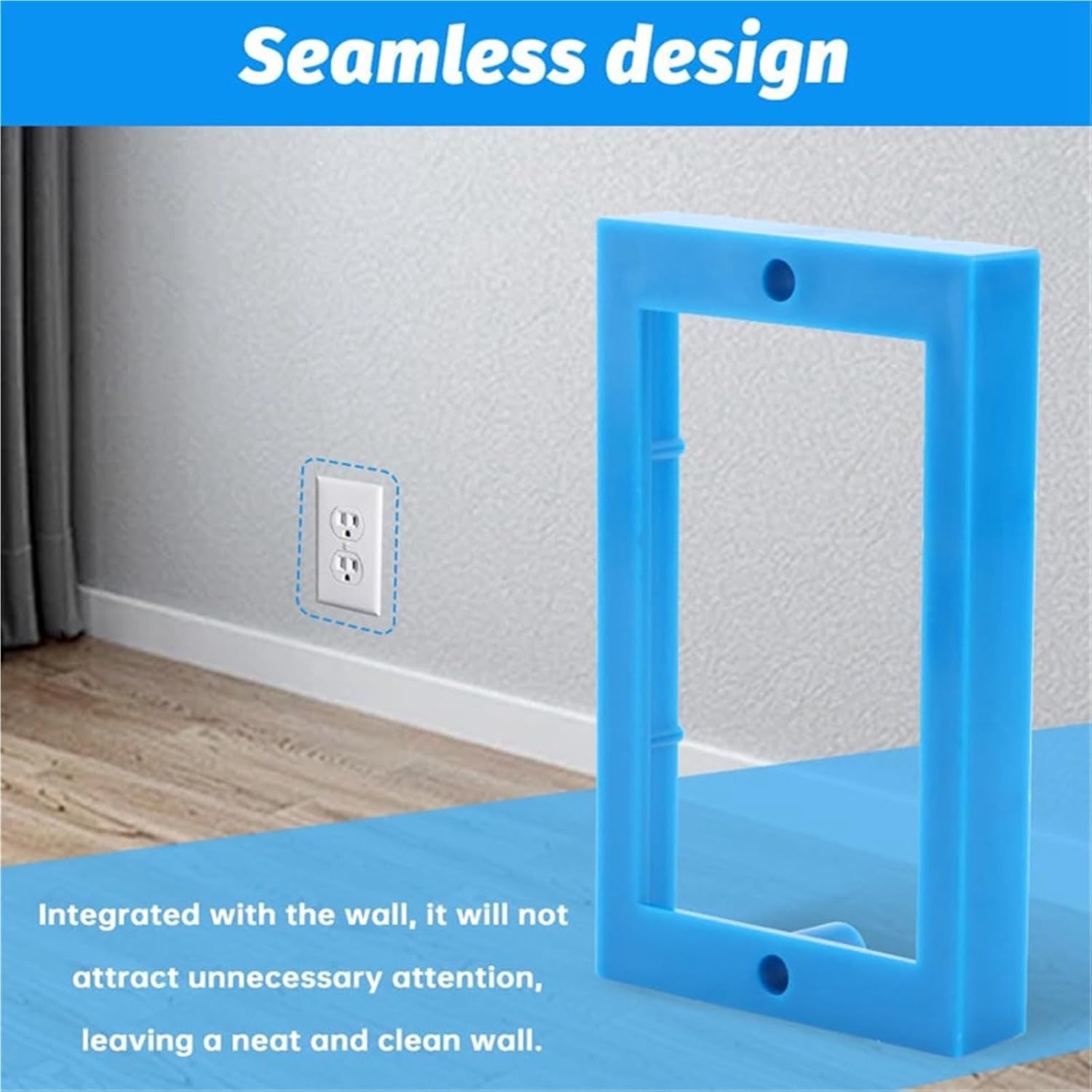 6 Pcs 1/2Inch Single Gang Receptacle Outlet Box Extenders with Screws Electrical Extender