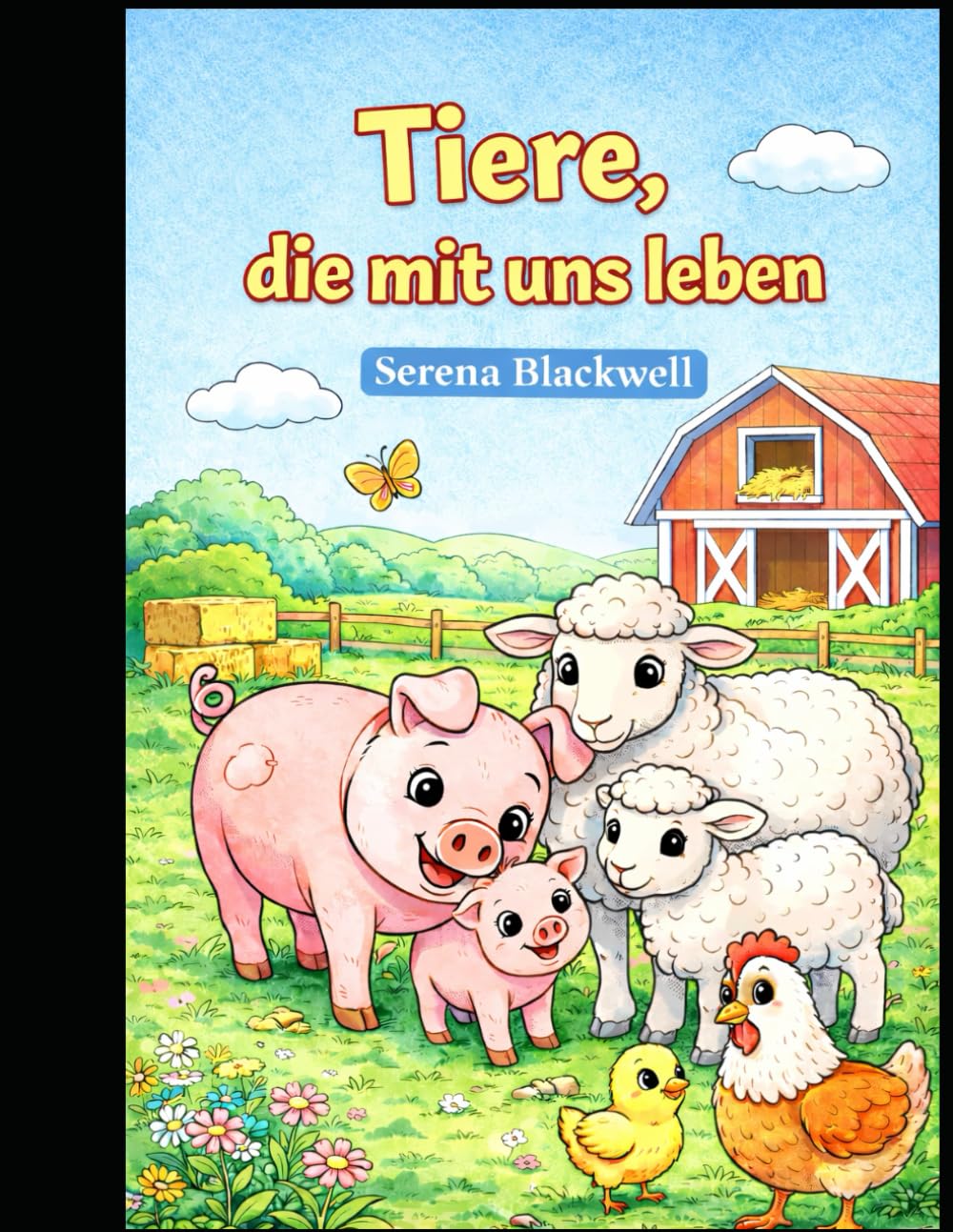 Tiere, die mit uns leben: Muttertiere und ihre Jungen – zum Ausmalen und Vorlesen