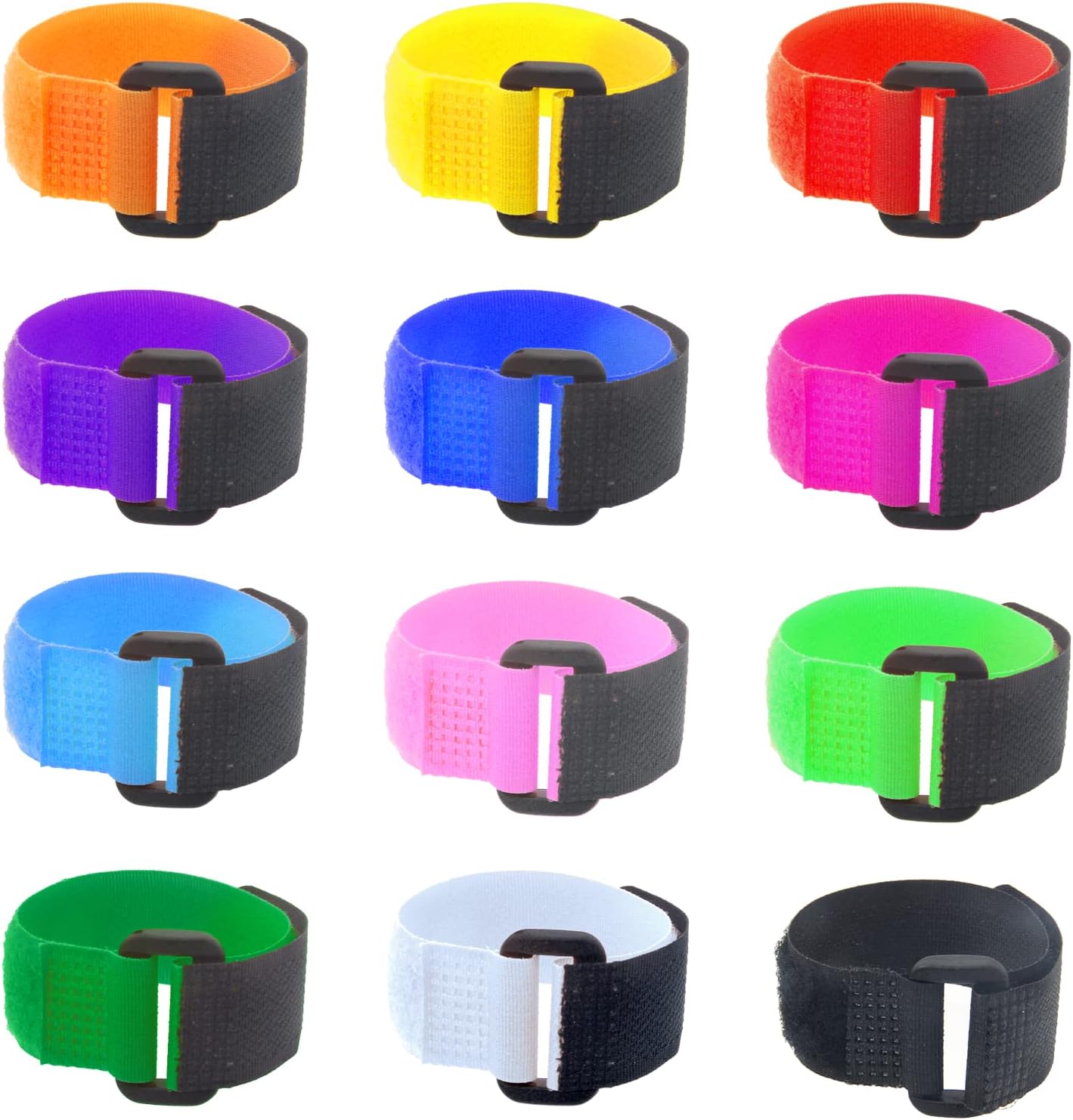 HUIKANGSHENG Upgrade Anti Crow Rooster Collar, Chicken Neckband Noise Free, No Crow Rooster Collar ,Anti Noise Nylon Neck Belt to Keep Roosters Quiet,12 Pieces