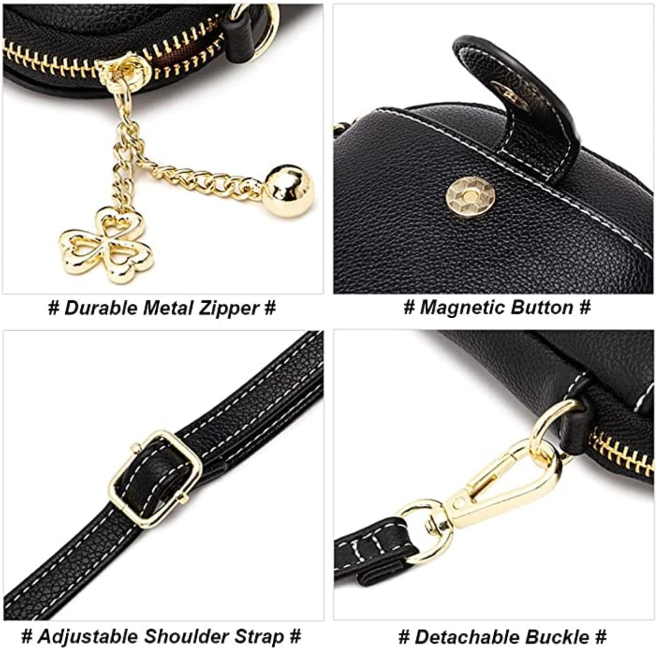 Aslana Touch Screen Phone Bag Vertical Small Crossbody Bag Handbag for Women - Image 6