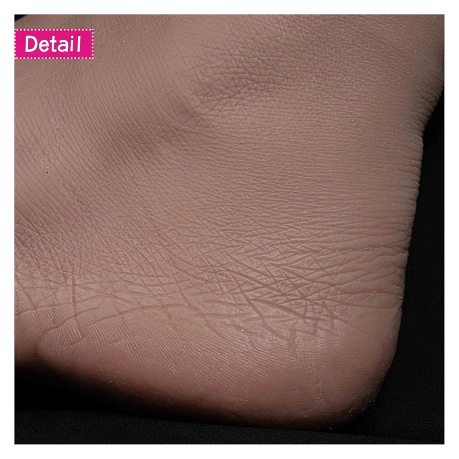 Model stóp męskiej UE 46. Widoczne naczynia krwionośne Ogrzewany szkic rysunek Skarpety do butów Sandal Display Art Ciecz Silikon(Silicone Toes bone,One pair)