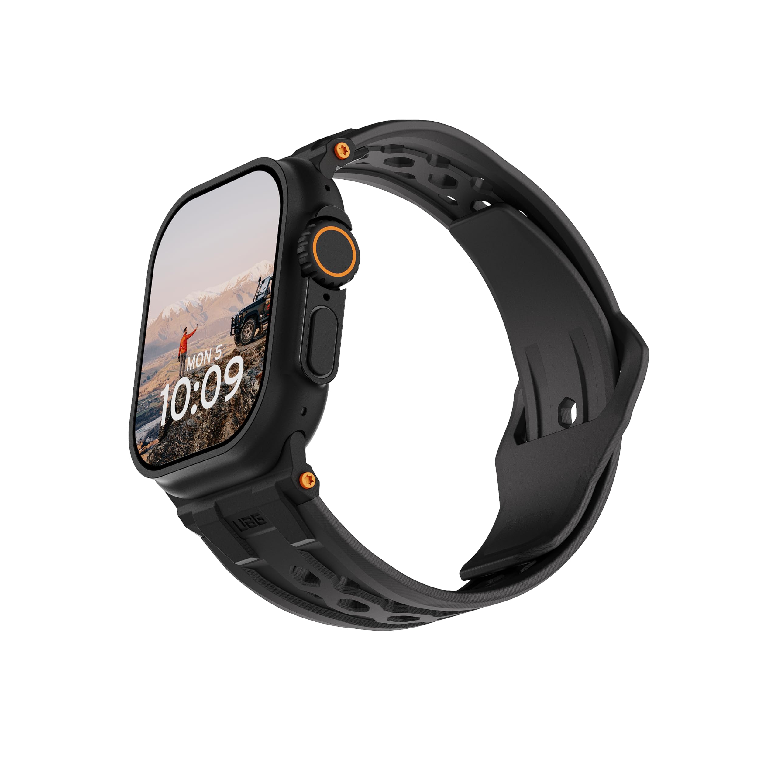 URBAN ARMOR GEAR UAG Bracelet de montre de rechange respirant et sportif conçu pour Apple Watch 49/46/45/44 mm, iWatch Series Ultra 3/Ultra 2/Ultra/4-11/SE3/SE2/SE