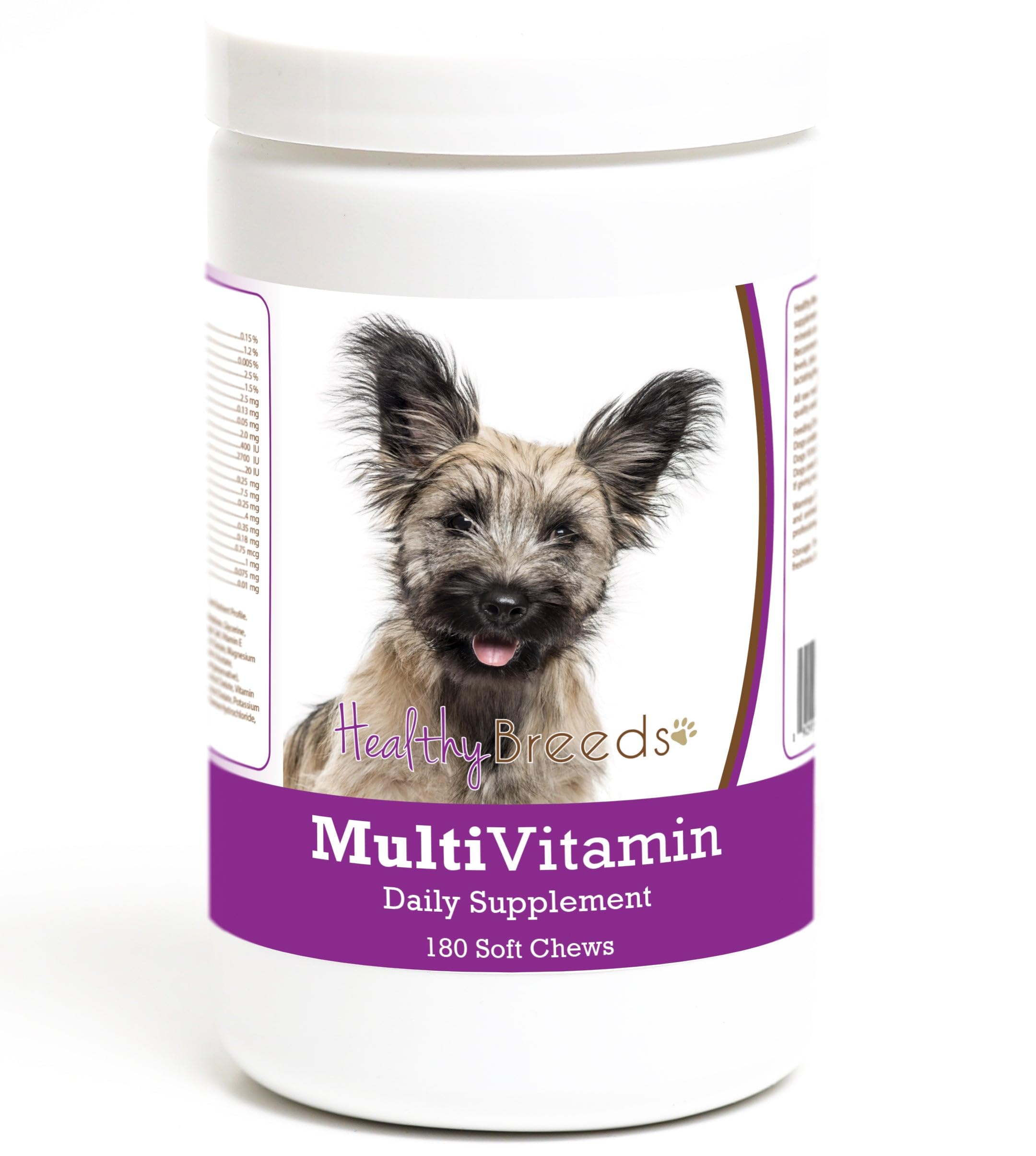 Healthy Breeds Skye Terrier Multivitamin Soft Chew for Dogs 180 Count (11128-skye-001)
