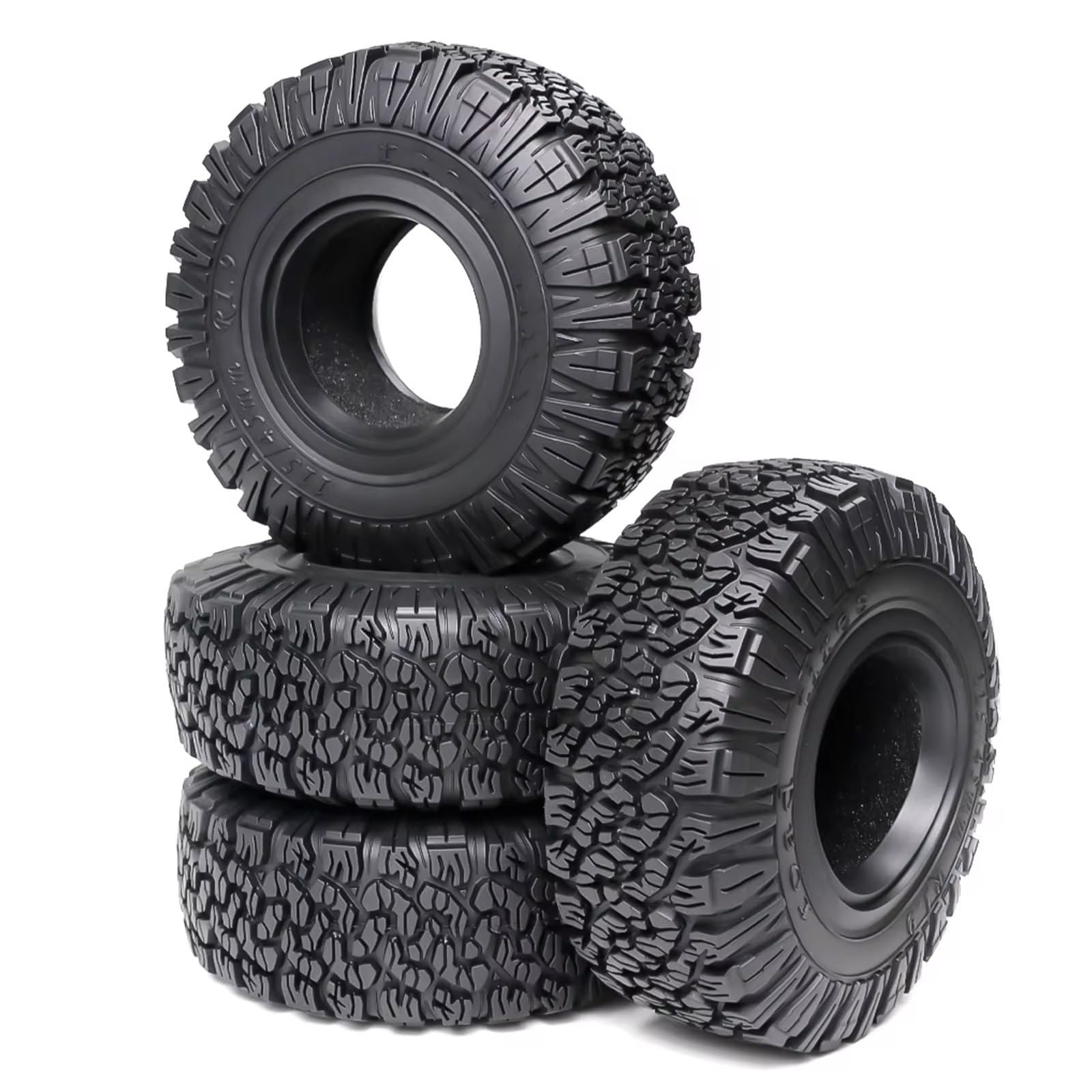 RC Ruote Gomma Compatibile Con Traxxas Per TRX4 Per SCX10 90046 D90 1/10 Ricambi Per Auto RC Crawler Pneumatici Da 1,9 Pollici 15 * 45 Mm Speciali Per