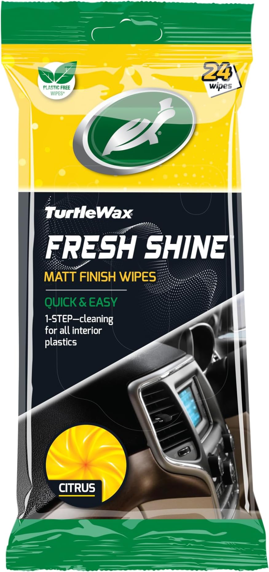 Multi-Purpose Wipes for Car Interior (Fresh Shine Matt Wipes)