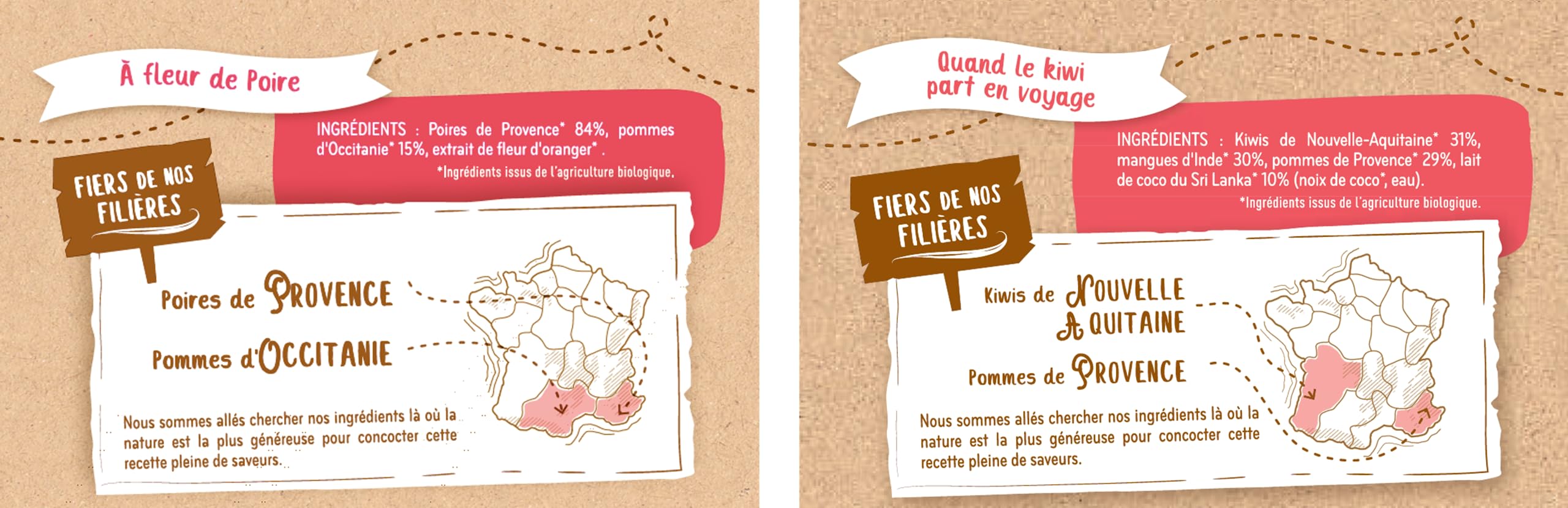 BABYBIO - Gourdes de Purées de Fruits pour bébé - BIO - Dès 6 Mois - 24x90g (4x6 variétés)