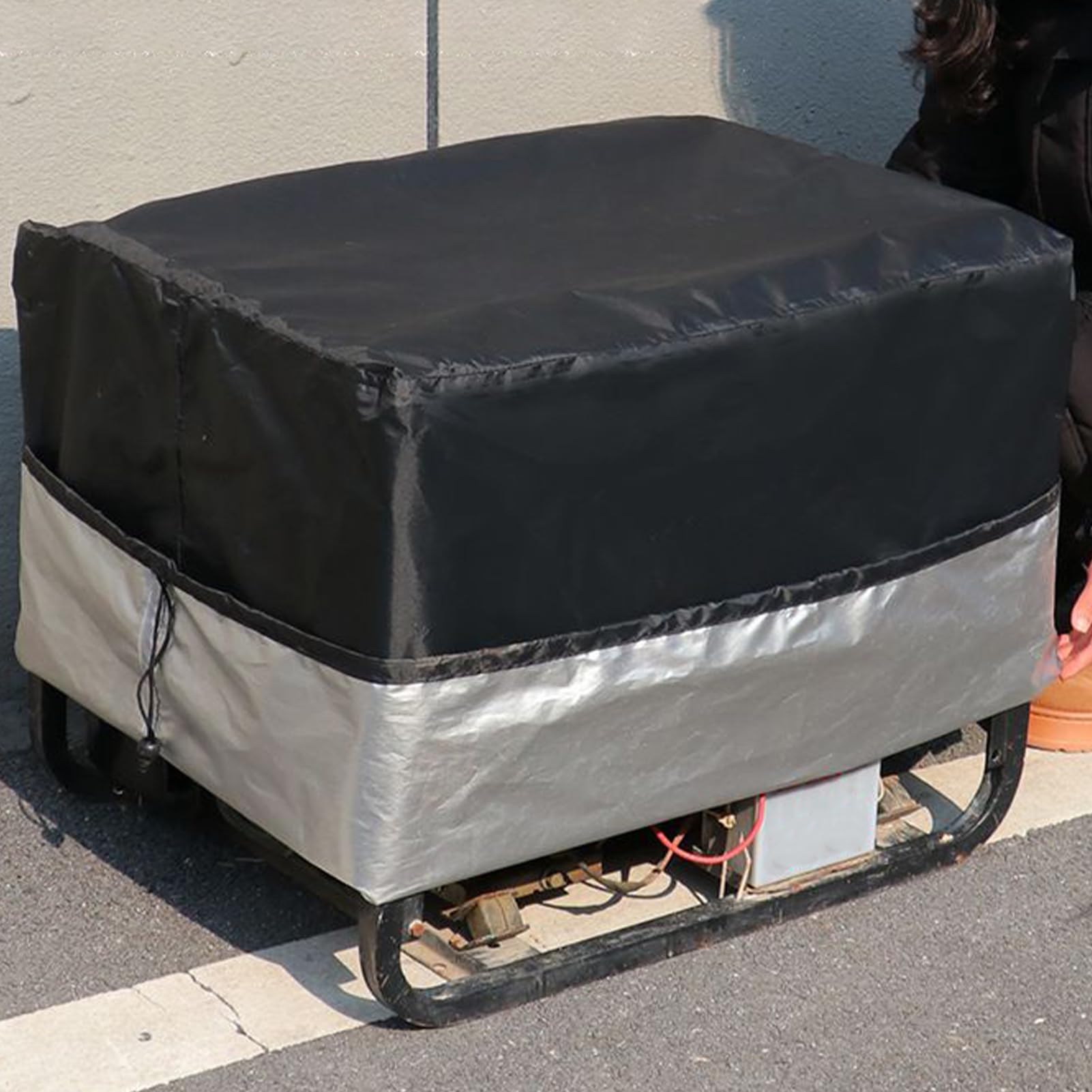 Housses de générateur pour extérieur, Bâche Imperméable Anti-Poussière, Housse pour Groupe Électrogène en Fonctionnement, pour Équipements, Centrales Électriques, Protection du Stockage, Porche,