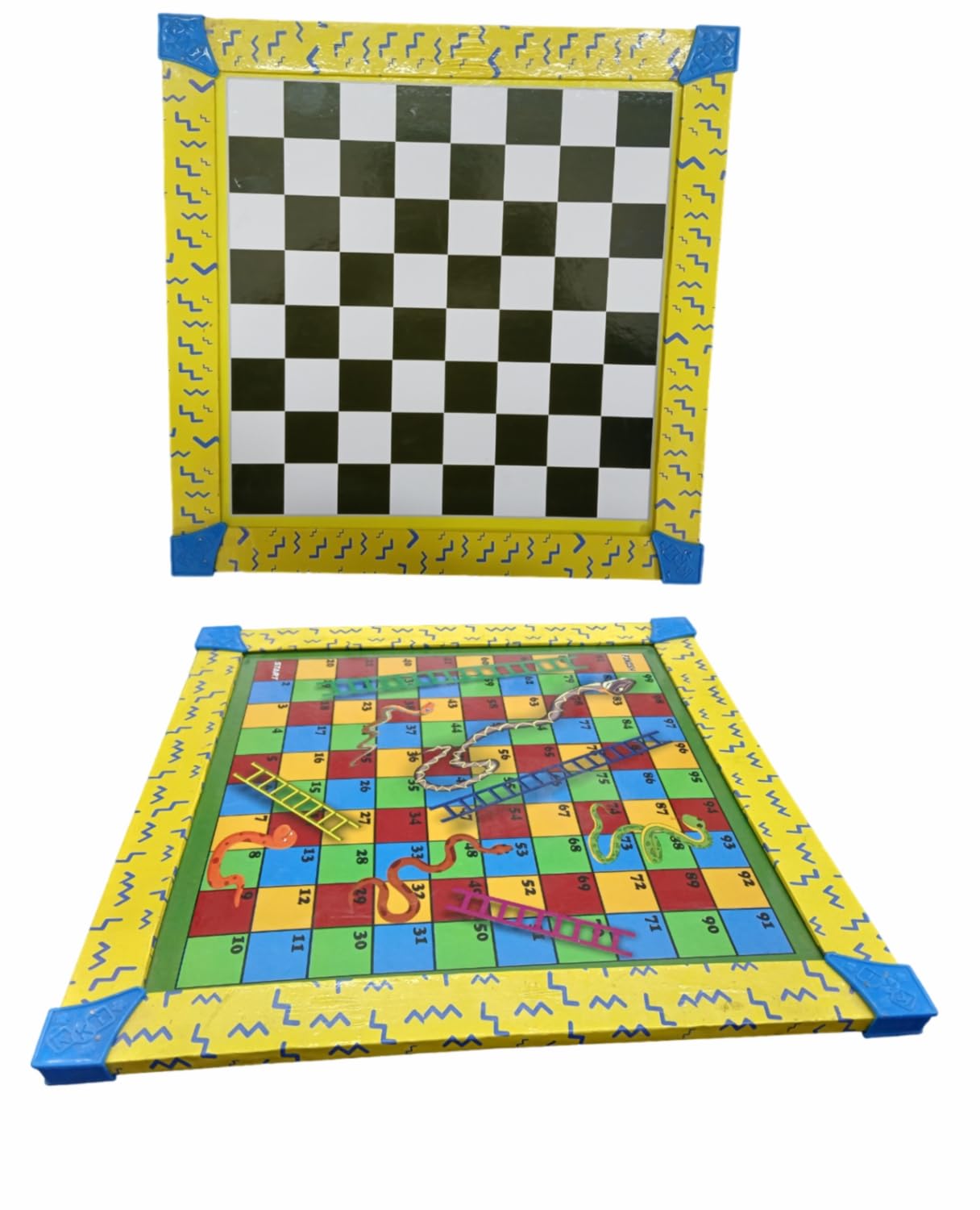 Kreative Kids Wooden 2 in 1 Board Game, Travel Board Games for Both Adults and Children (Wooden Chess and Snake n Ladder) (B0CT8X47K6) Amazon Price History, Amazon Price Tracker