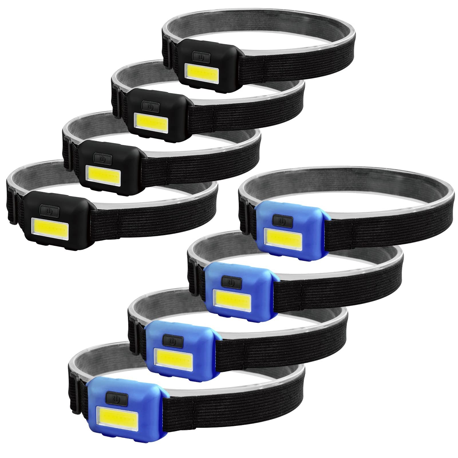 Latarka czołowa Mini COB LED reflektor wodoodporne reflektory potężna lampa czołowa latarka na zewnątrz kemping noc wędkarstwo reflektor