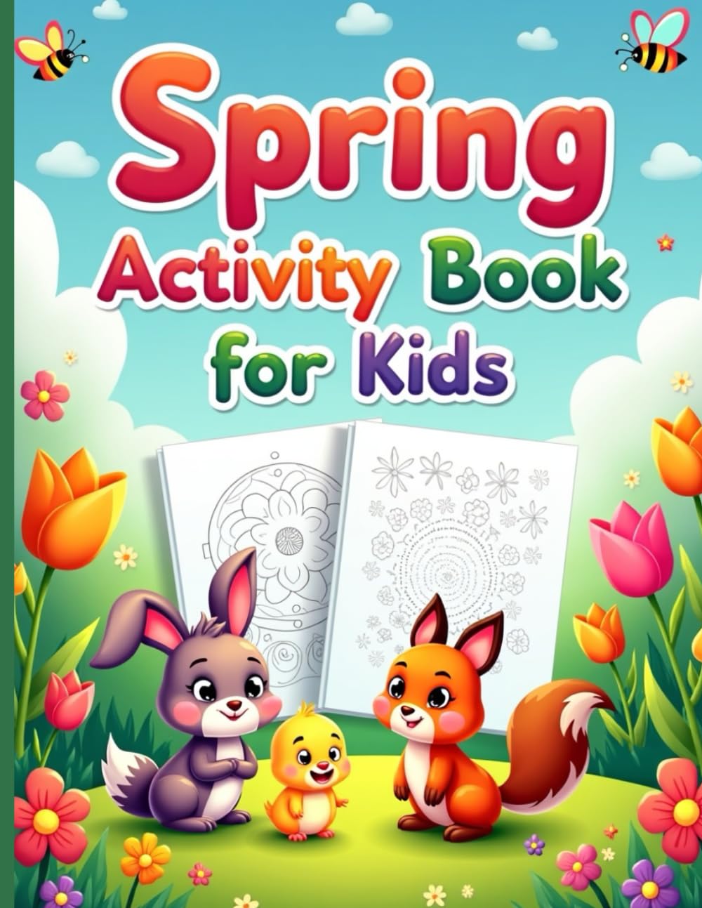 Spring Activity Book for Kids