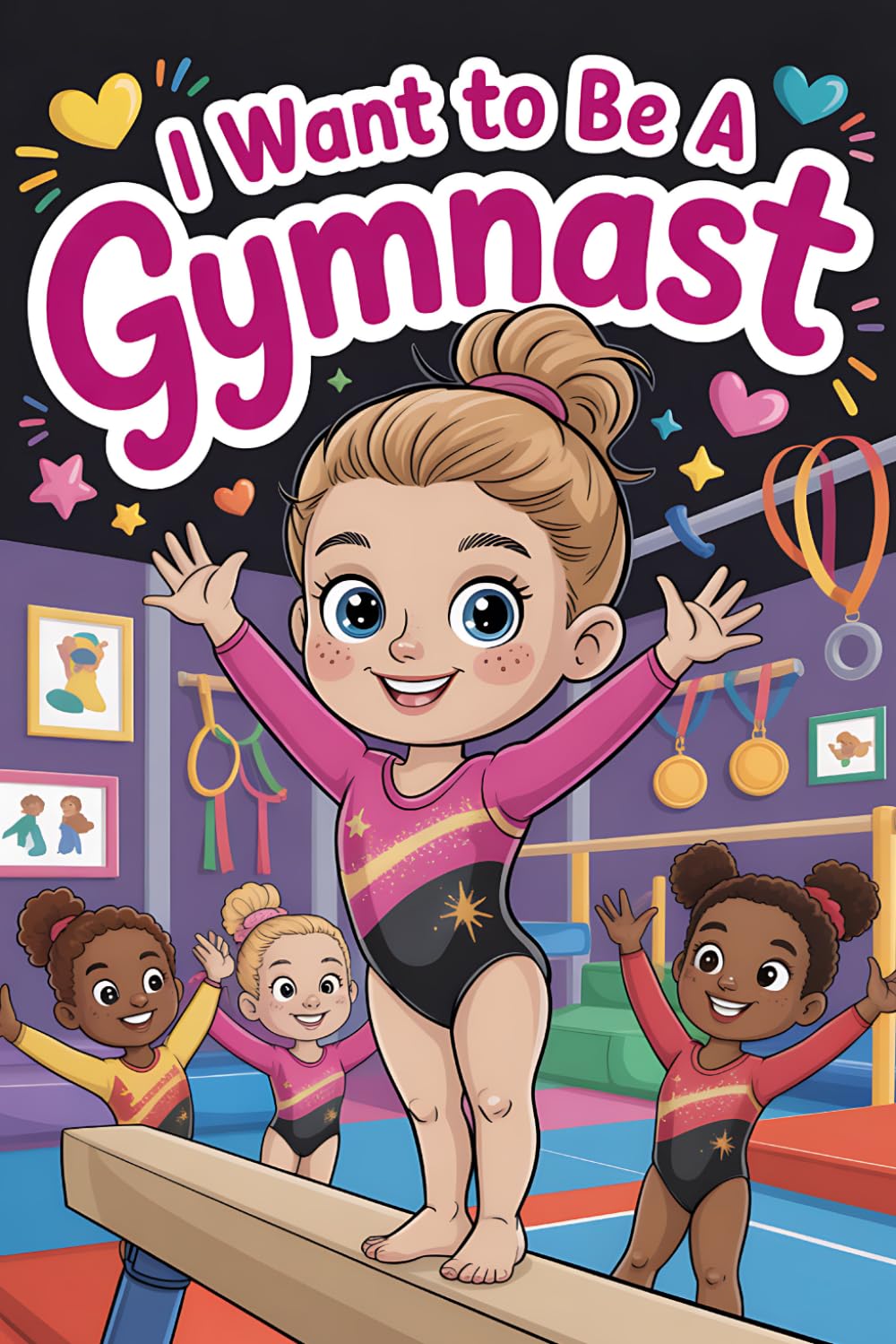I Want to Be a Gymnast: Inspiring Short Stories for Young Girls Who Dream Big, gymnastics books for girls 9-12