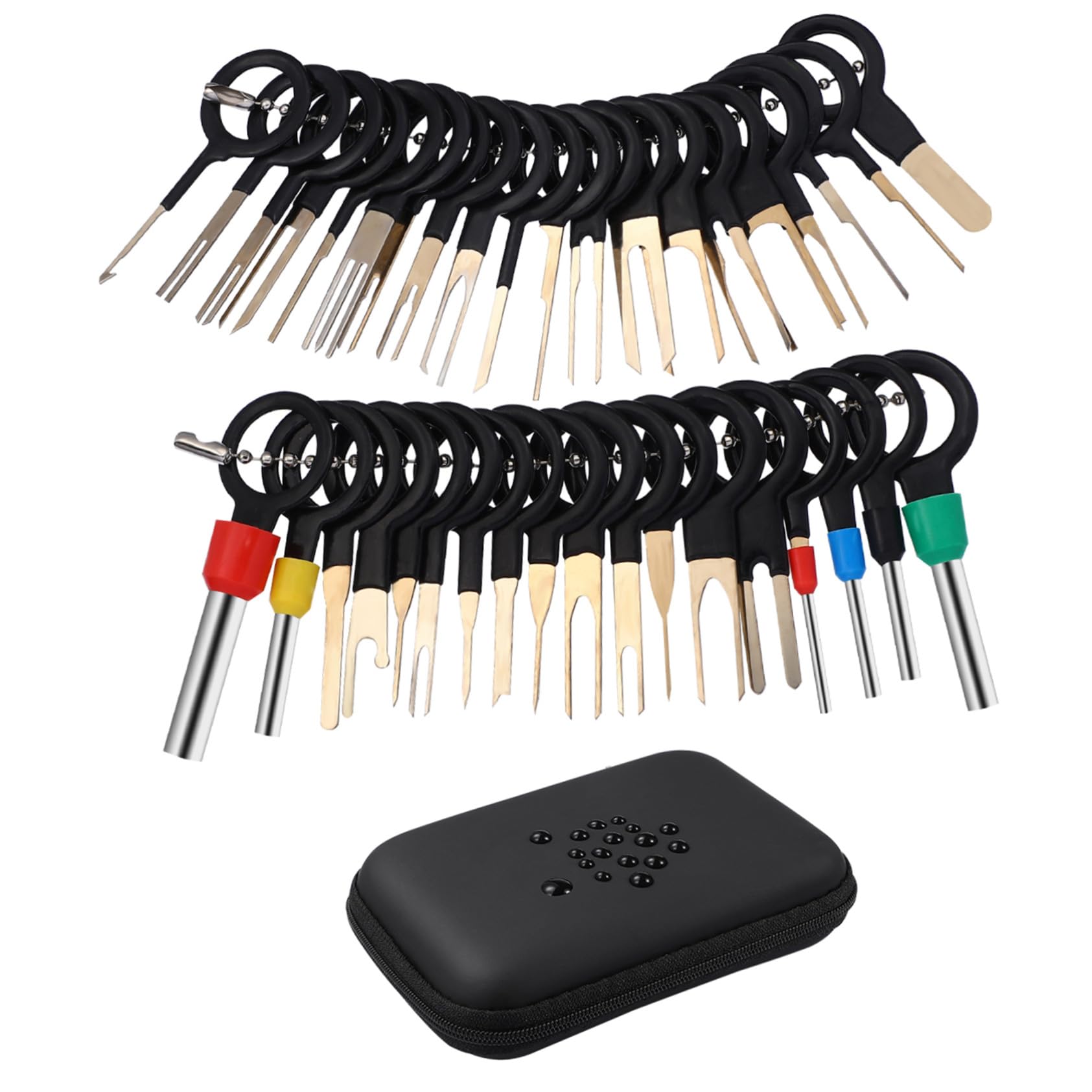 Kit d'éjection de terminal en acier inoxydable durable 76 pièces - 8