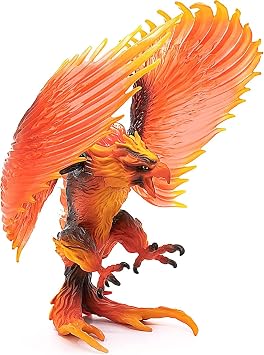 Schleich ELDRADOR - 4.9 Figurine Fire eagle - Fantasy - Detailed Toy - Creature - For Boys and Girls - Kids Ages 6+ | 42511