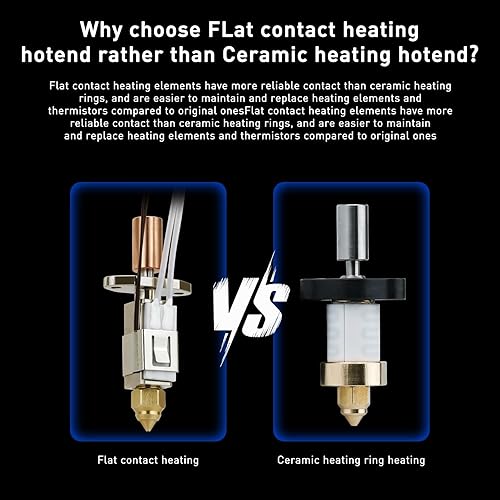 Miniatura 4 de Para Sprite Extrusora Impresora 3D Creality K1 K1 Max Xirbbo Actualizado All Metal Ceramic Hotend Kit de bloque de calentador de repuesto, con