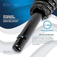 Vista 1084 de Detroit Axle - Kit de suspensión delantera de 10 piezas para Chevy Aveo Aveo5 Pontiac G3 Wave 2 Ready Struts Assembly 2 Enlaces de barra