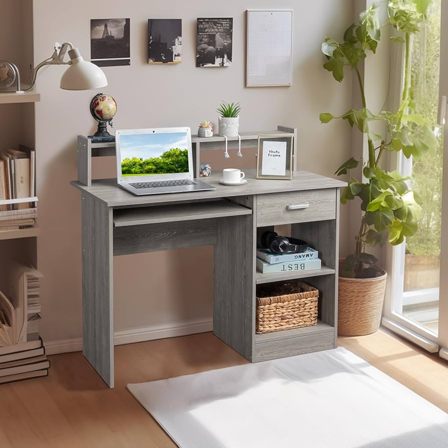 Amazon.com: Karl home Computer Desk Study Writing Desk, Wooden