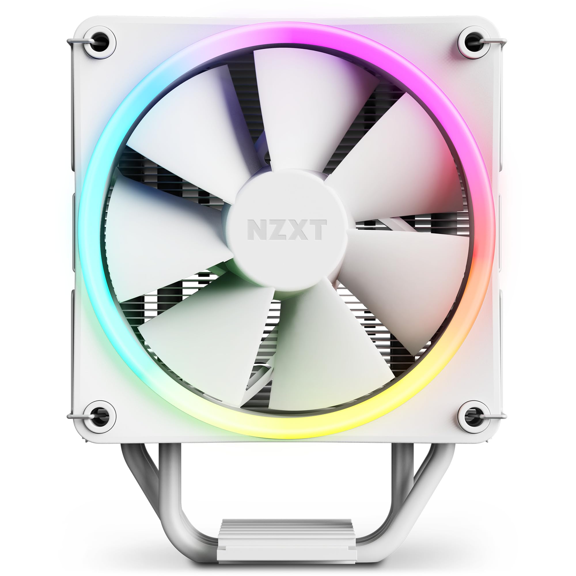 NZXT T120 RGB blanc - RC-TR120-W1 - Ventirad - Caloducs en cuivre conducteurs - Paliers hydrodynamiques - Compatible AMD et Intel
