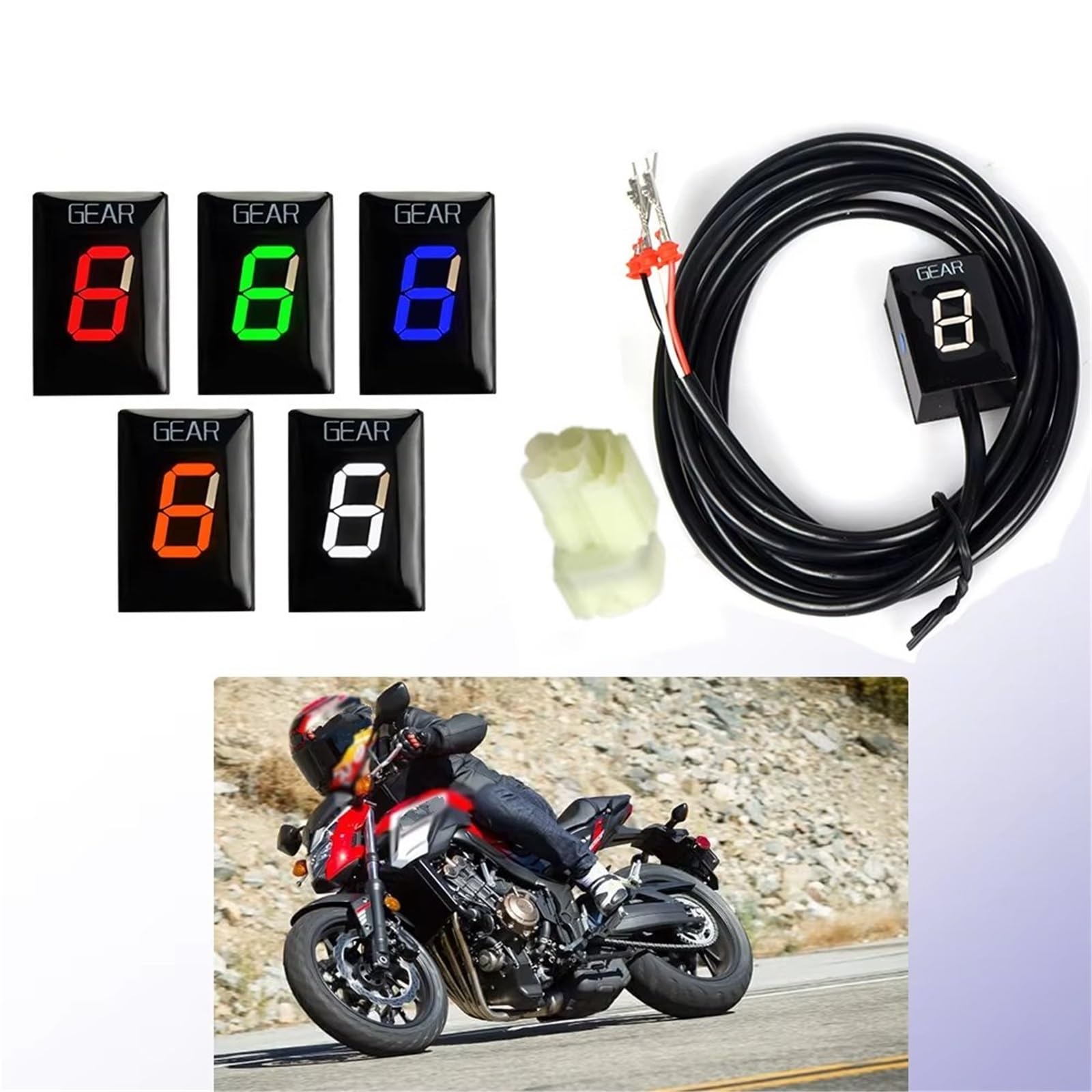 Indicador Engranajes Para CB650F CBR650F CMX300 Para Rebel Para CMX500 CRF250L CRF250M Accesorios Motocicleta Indicador Engranaje