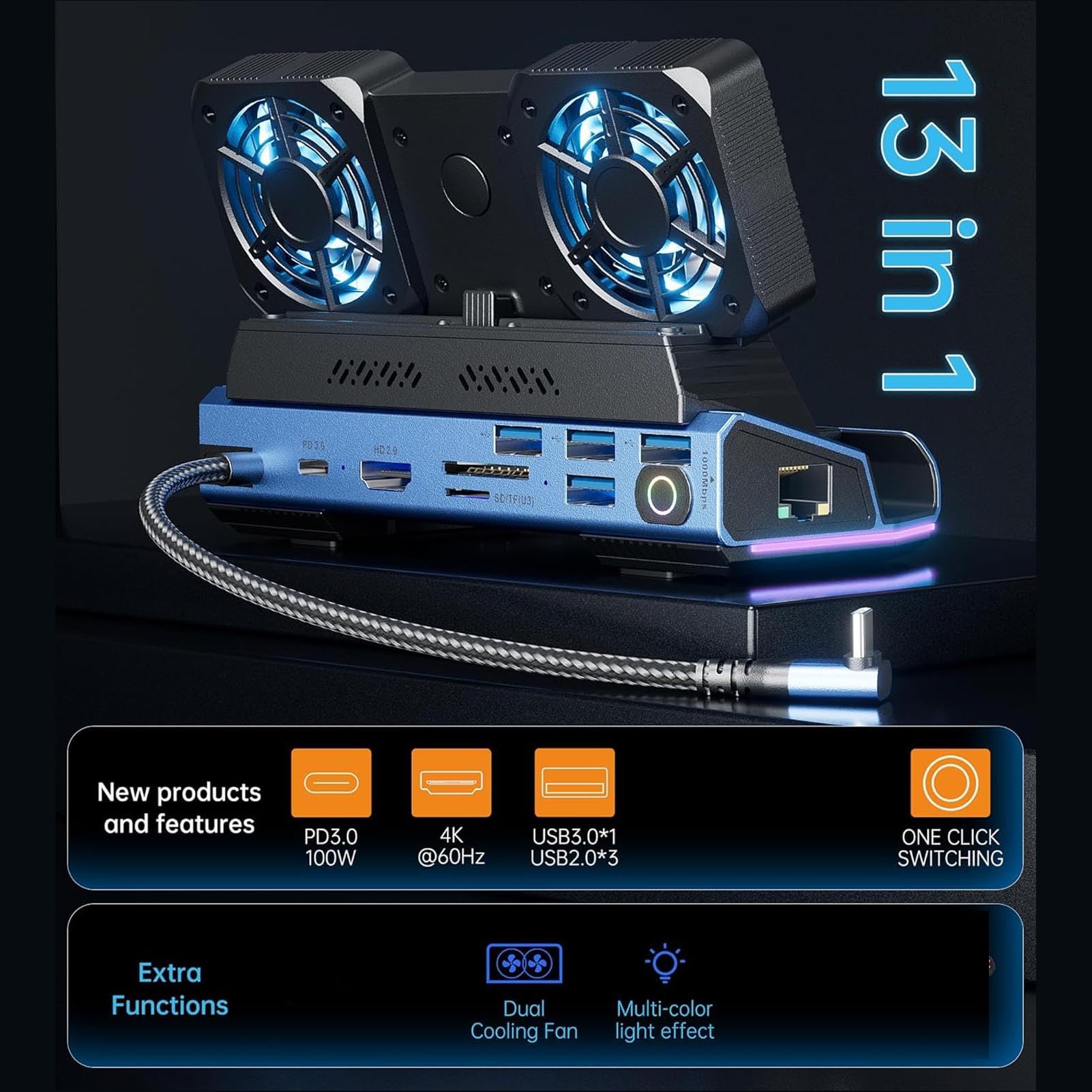 ☘️ Rog Allyドック ドッキングステーション 10-in-1 USB C Amazon.co.jp: ROG ALLY X/Steam deck/ROG ALLY用TVドック