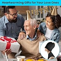 Vista 7 de Juego de gel envolvente con gorro y cuello para aliviar la migraña con velcro, tapa reutilizable para aliviar el dolor de cabeza, bolsa de hielo