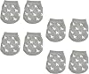 Luggage Wheel Covers, 8 Pairs Suitcase Wheel Protector Covers Grey Wheels Cover Dustproof Socks Prevent Floor Bed From Getting Dirty and Keep Floor Clean Suitable for Circumference 3.9-7.8in