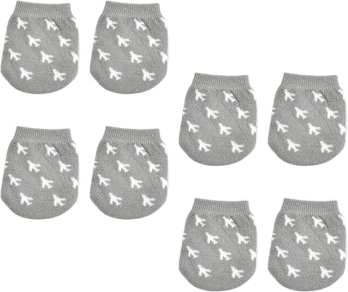 Luggage Wheel Covers, 8 Pairs Suitcase Wheel Protector Covers Grey Wheels Cover Dustproof Socks Prevent Floor Bed From Getting Dirty and Keep Floor Clean (Suitable for Circumference 3.9-7.8in)