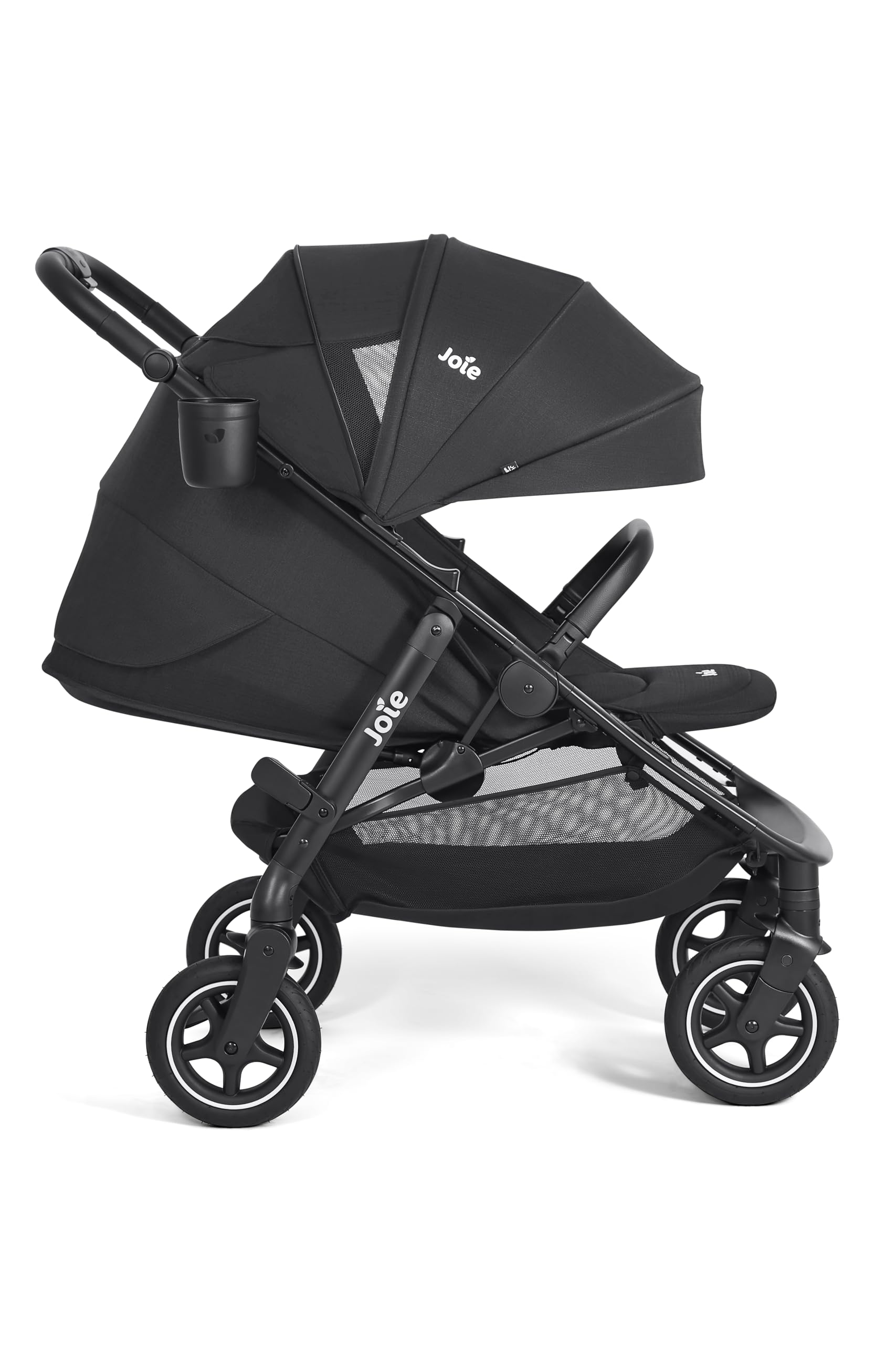 Joie mydrift™ City-Sportwagen – Leichter Buggy mit 360°-Drift-Funktion, Schnellfaltmechanismus, kompakt & wendig, Raven