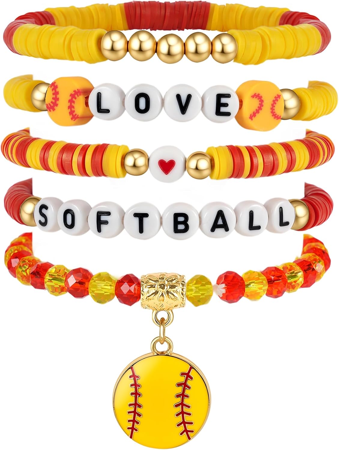 Soccer Softball Gifts for Girls, Game Day Football Bracelets Soccer Softball Bracel...