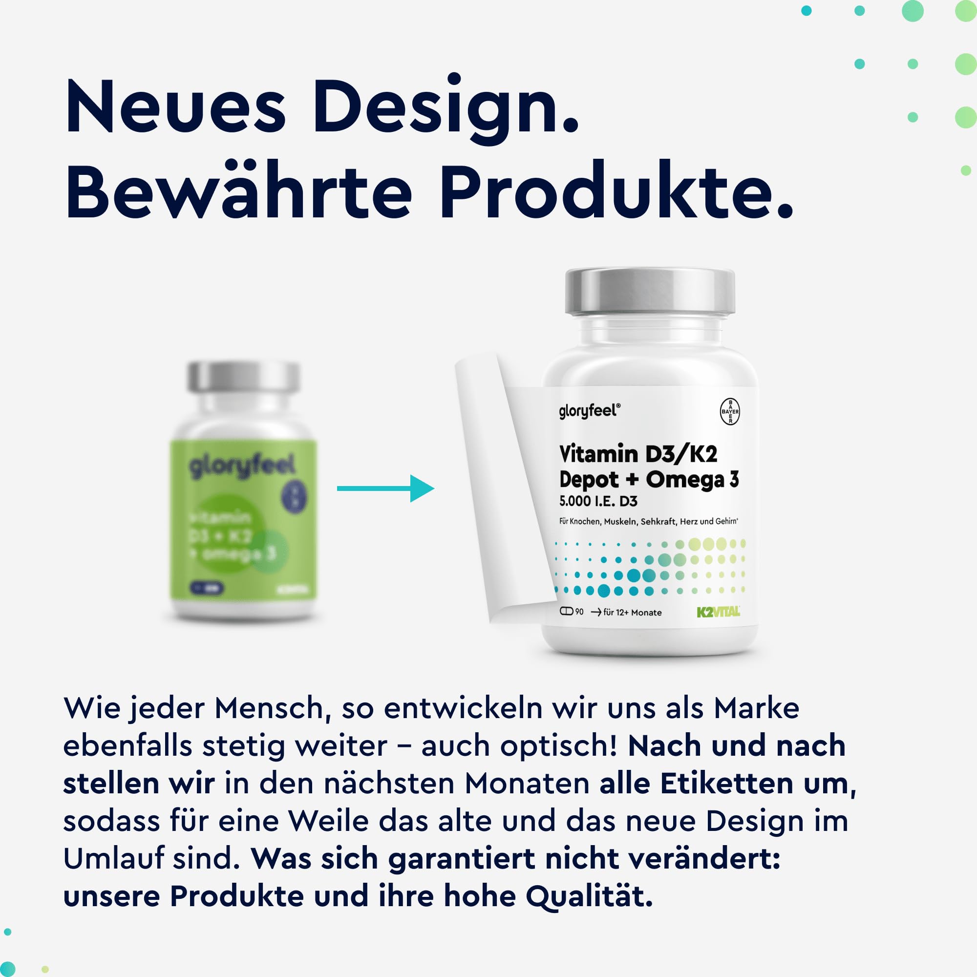 Vitamin D3 K2 & Omega 3-5000 IE - Markenrohstoff K2VITAL® + 1000mg Fischöl Triglyceride Form (DHA + EPA) - 99,7+% All-Trans Vitamin K2 MK7 - Hochdosiert, laborgeprüft in Deutschland entwickelt