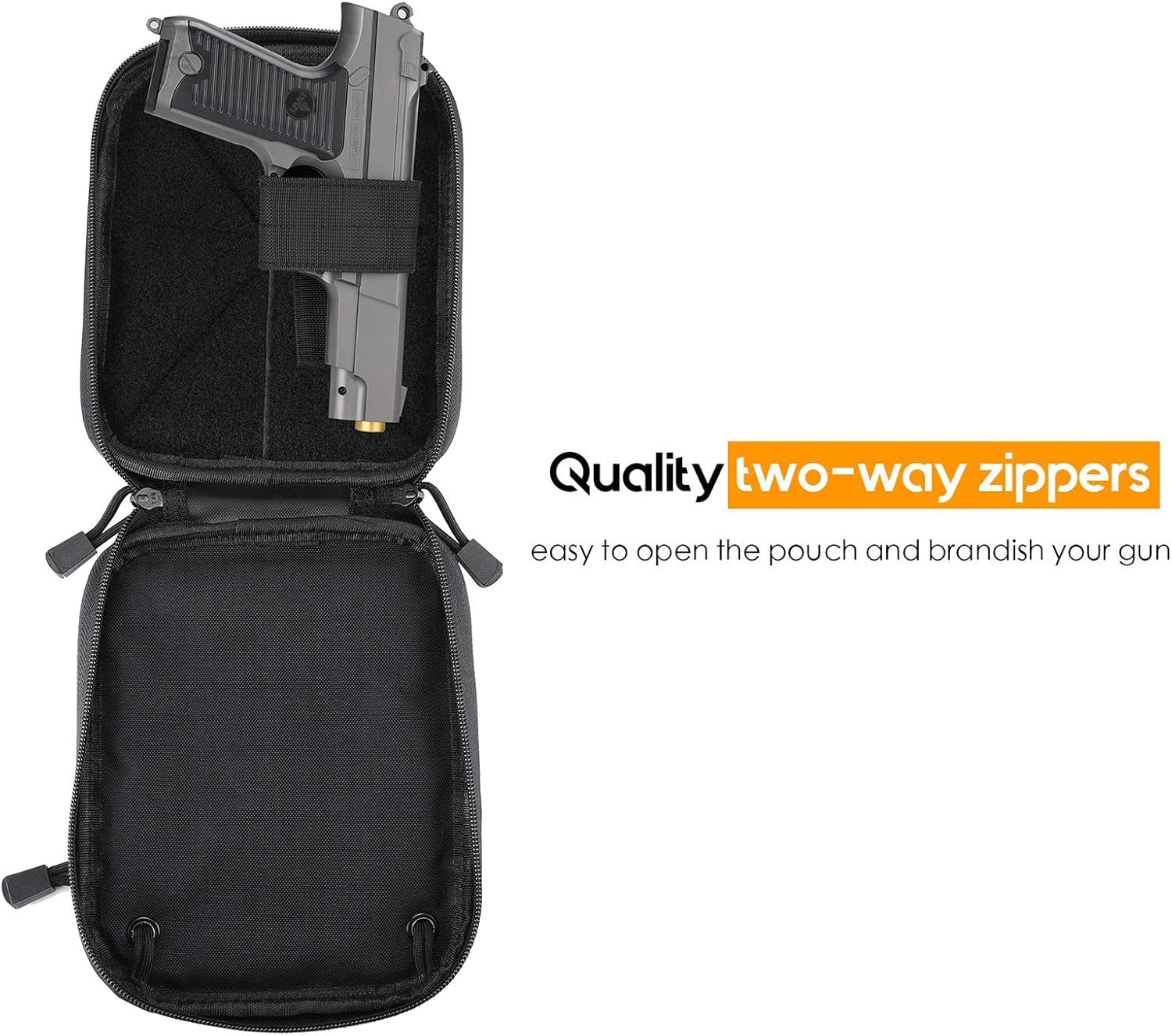 ProCase Concealed Gun Pouch, Multipurpose Carry Pistol Holster Fanny Pack Waist Bag for Handgun with Belt Loops : Sports & Outdoors