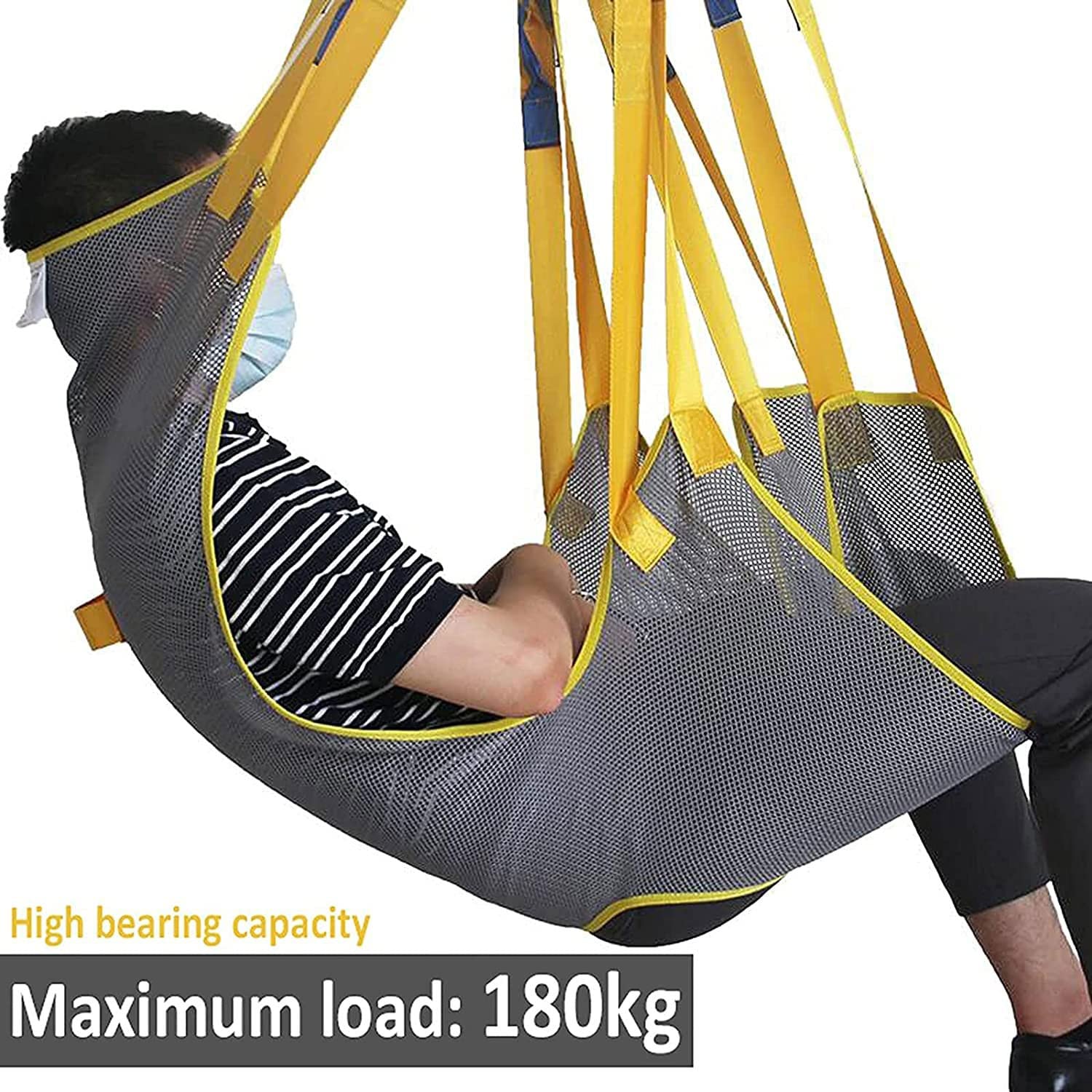 Multiuso Regolabile Imbracatura Standard per Sollevatore Disabili e Anziani Modello, Sollevare Sling sollevatori di pazienti, Medical Handicap Four Point Sling