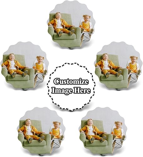 Vista 16 de Zysta 6 imanes de fotos para refrigerador, imanes personalizados para nevera, imagen a todo color, imanes personalizados para nevera, imanes