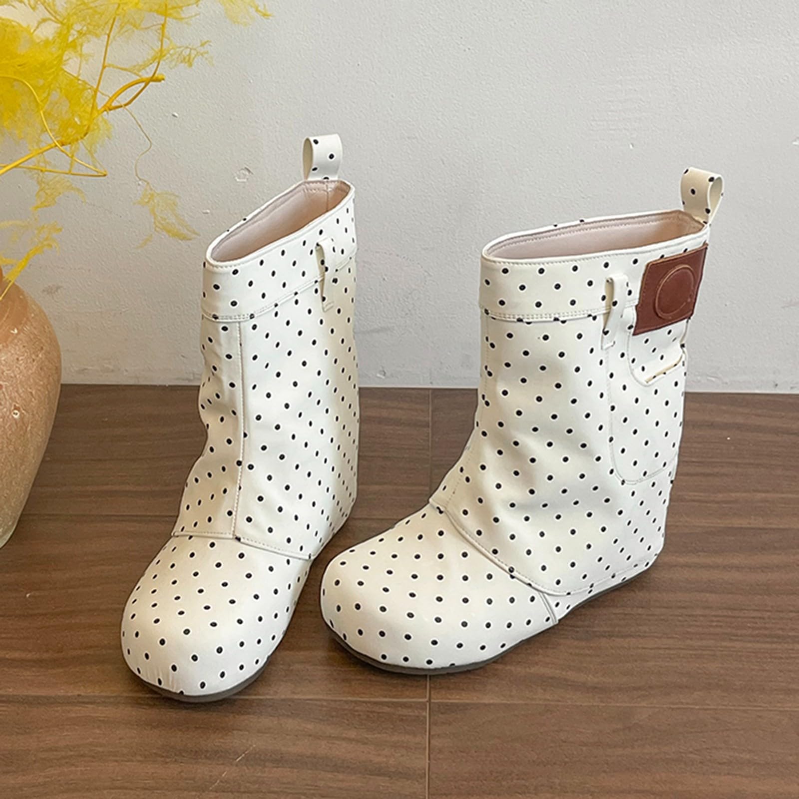 Botas de Agua Mujer Negras Botines Casuales Cómodas Elegante Boots Women