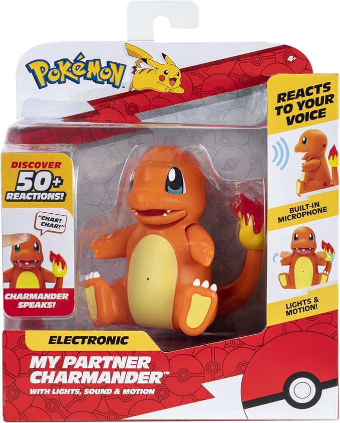 Pokémon My Partner Charmander Electrónico Interactivo miniatura 4