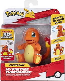 Pkw - Meu Parceiro Pokemon Charmander Com Som E Luz