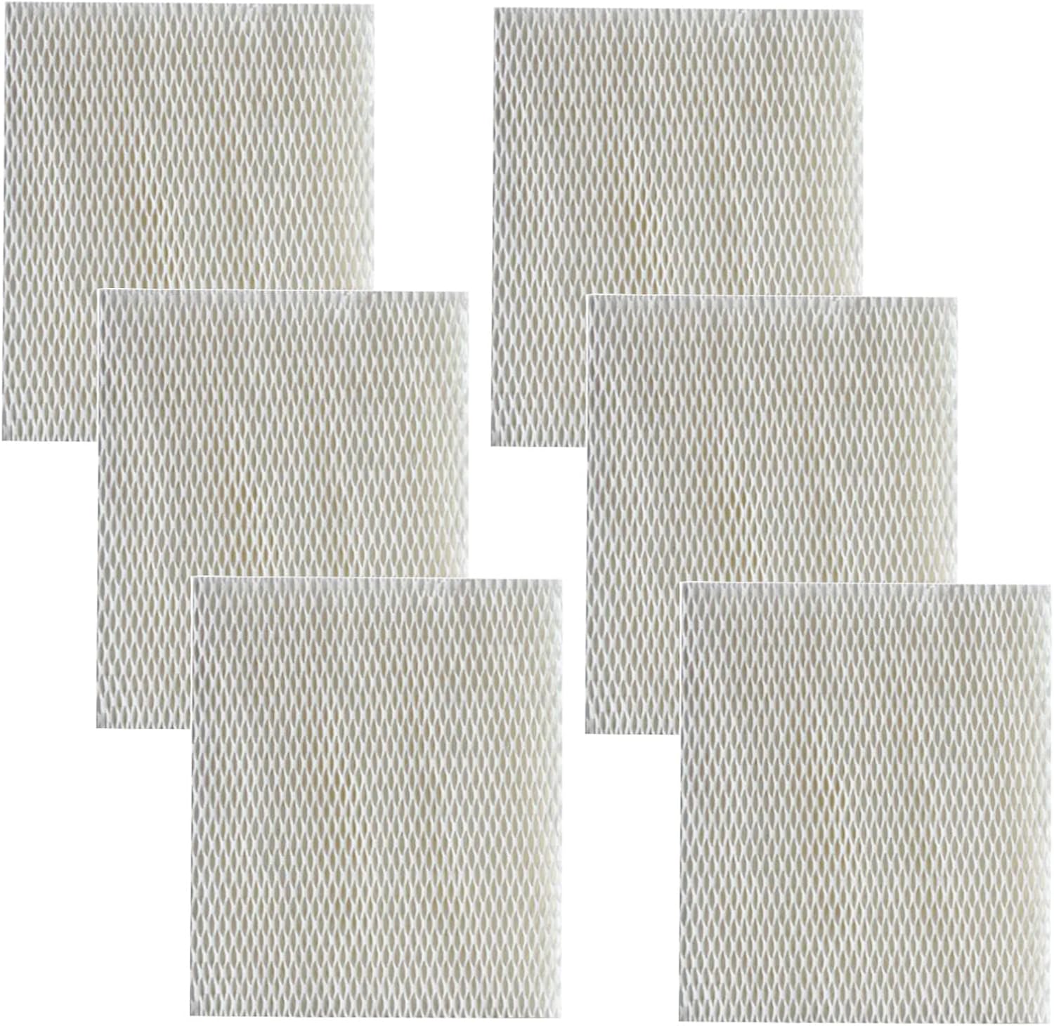 HIFROM 6Pack HFT600 Humidifier Wick Filter Replacement Filter T Compatible with Honeywell HEV615 HEV620 HEV615B HEV615W HEV620B HEV620W Humidifier HFT600T HFT600PDQ