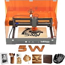Laser Engraving Machine 5W 5000mW L2 Pre-Assembled Desktop Laser Engraver Cutter 0.01mm High-Precision Wireless APP Supported for DIY Metal Wood Acrylic Leather Glass FiberClass 1 5W Enclosure